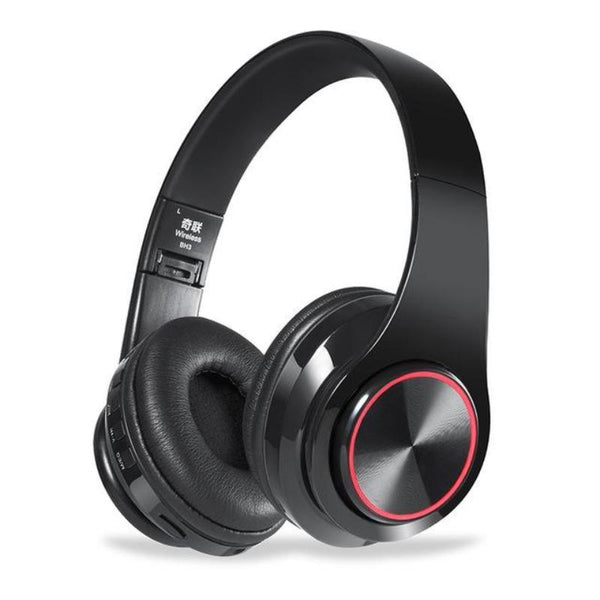 Sago BH3 - Wireless Bluetooth Headphones with Microphone LED Light